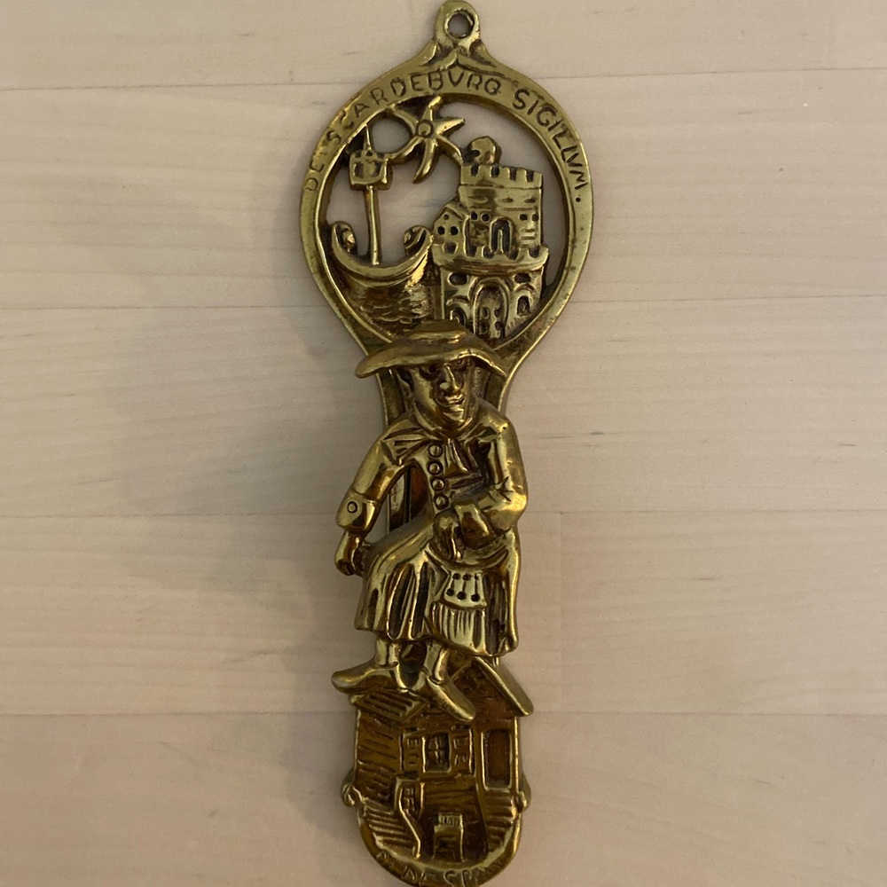 Dicky Dickinson Brass Door Knocker